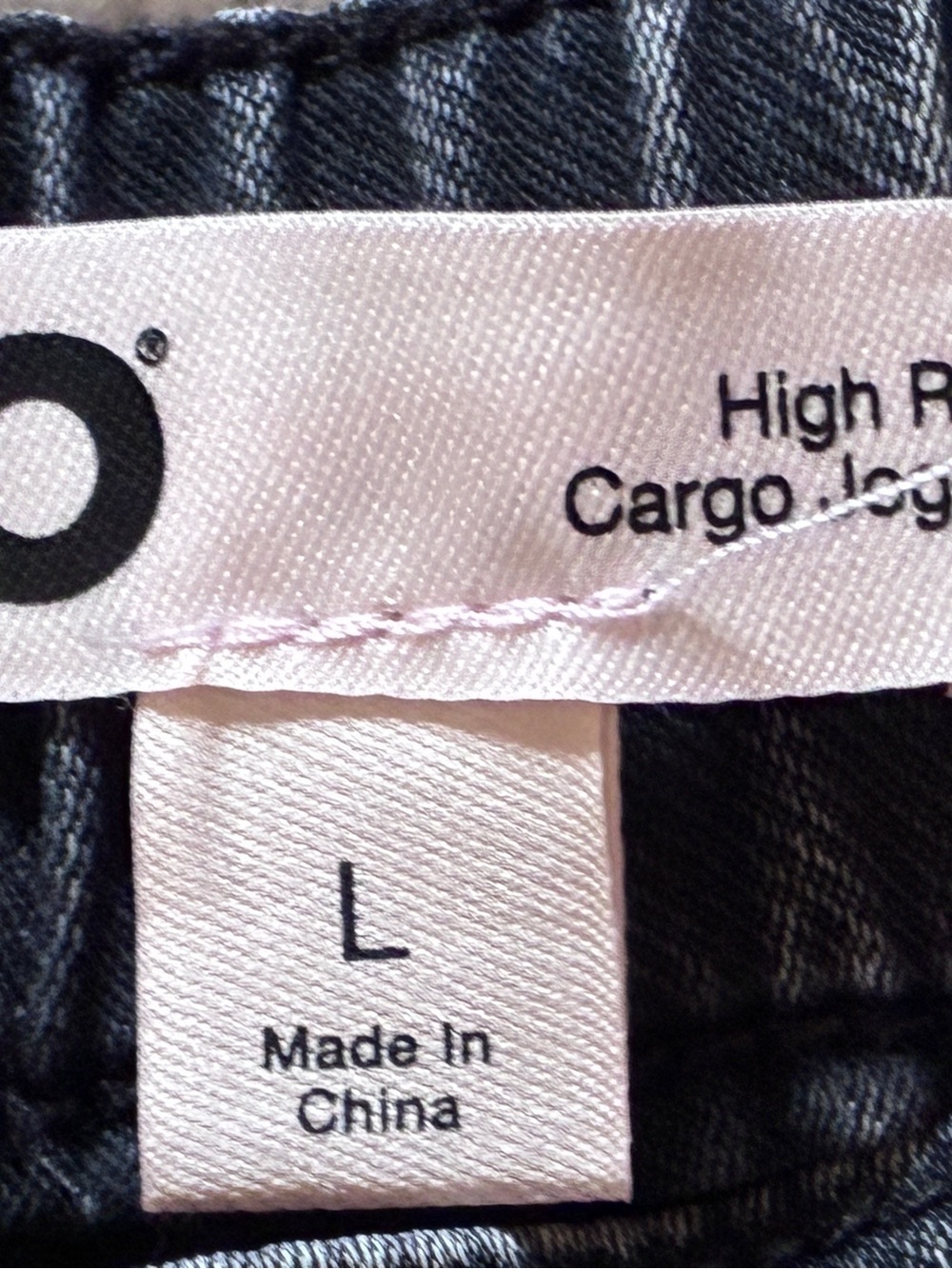 WOMANS SO STRETCH JOGGERS HIGH RISE SIZE LARGE-BLK - Picture 6 of 6